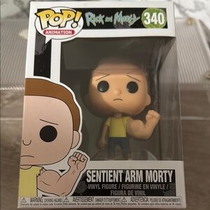 Funko Pop! Sentient Arm Morty Vinyl Figure - Yellow and Blue